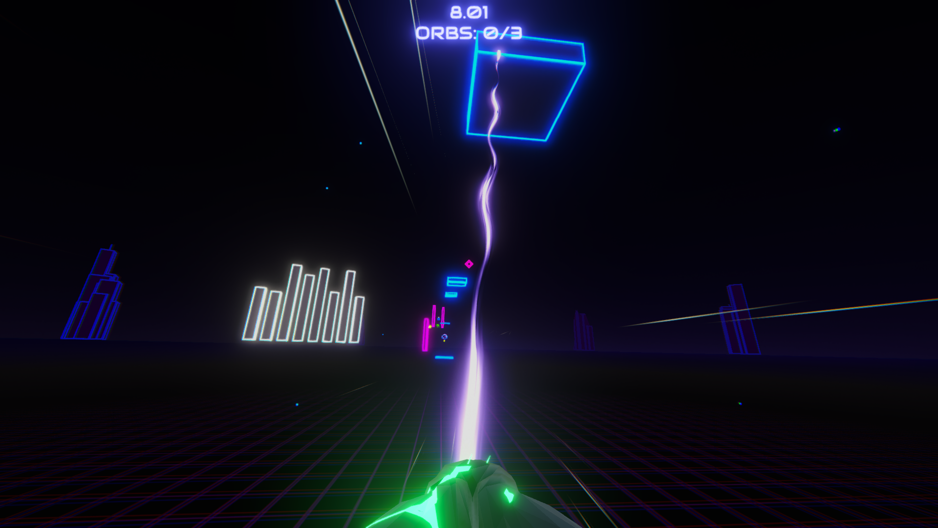 Tether swinging